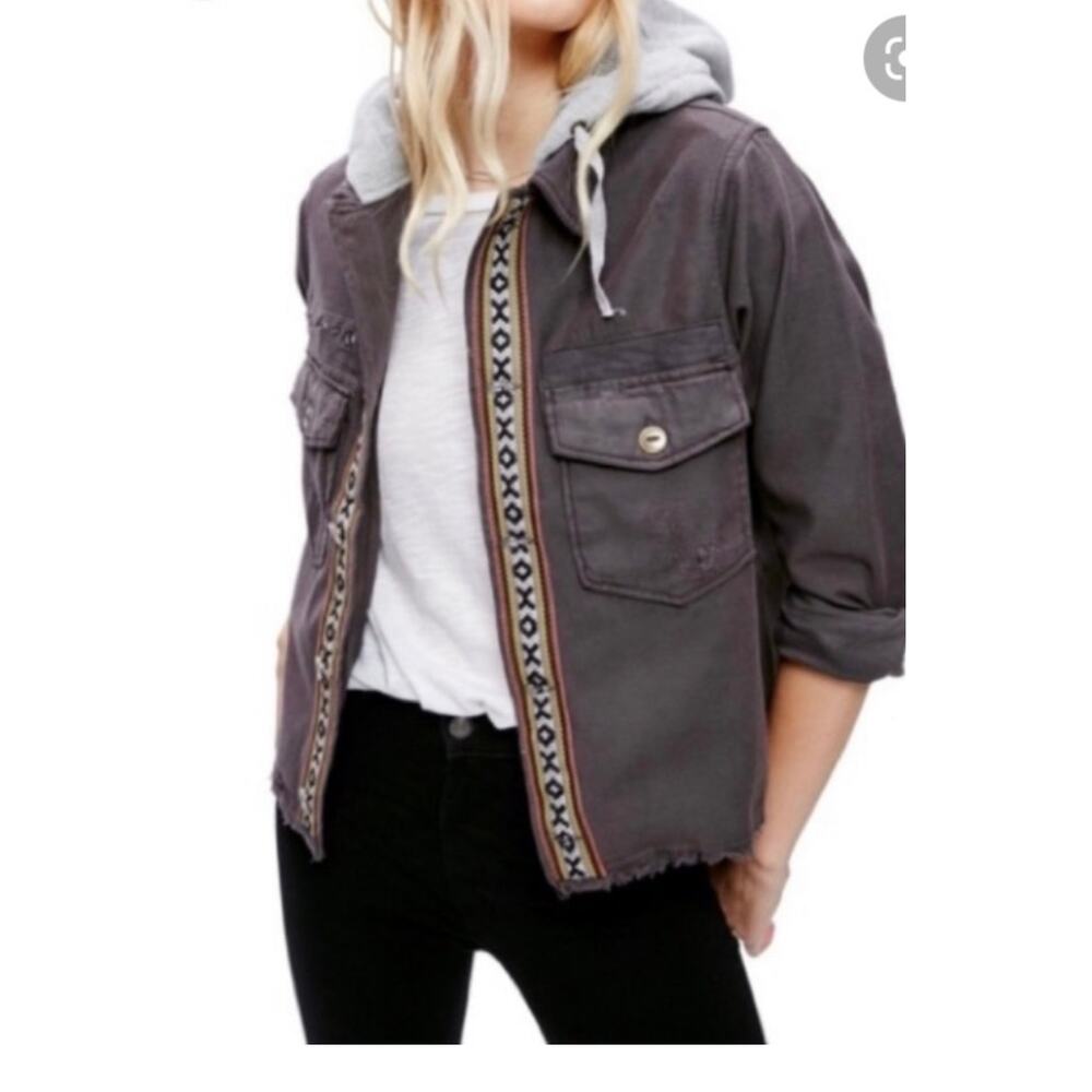 Free People / Weekend Wanderer Military Jacket / Sz xs